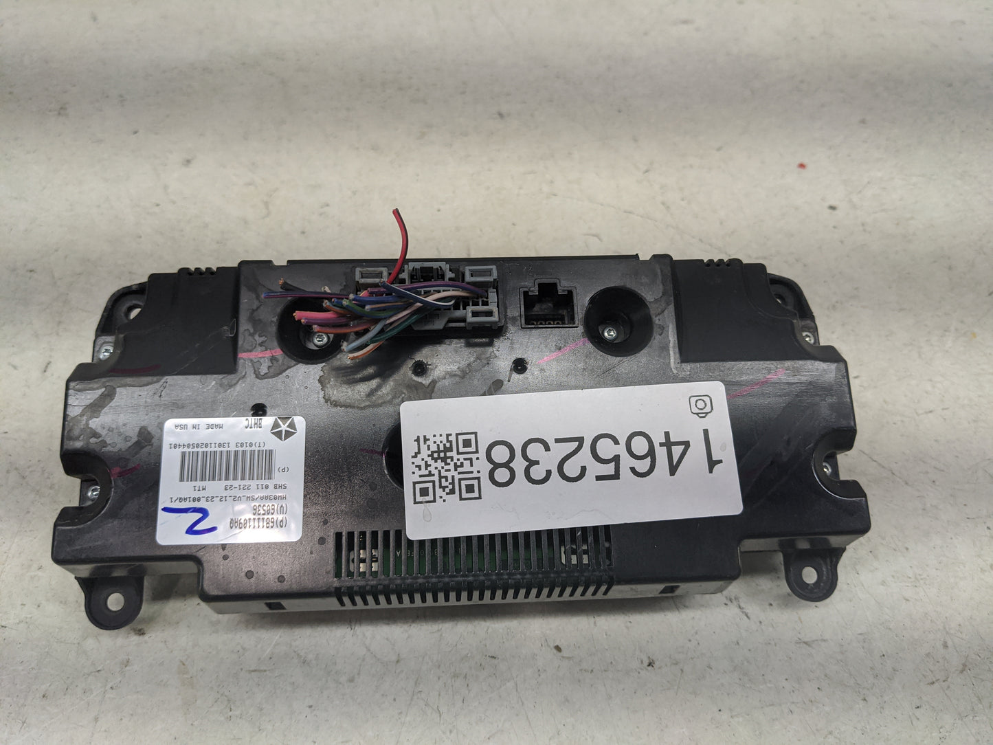 2011-2013 Jeep Grand Cherokee Climate Control Module Temperature AC/Heater Replacement P/N:68111109AQ 05HB011221-23 Fits OEM