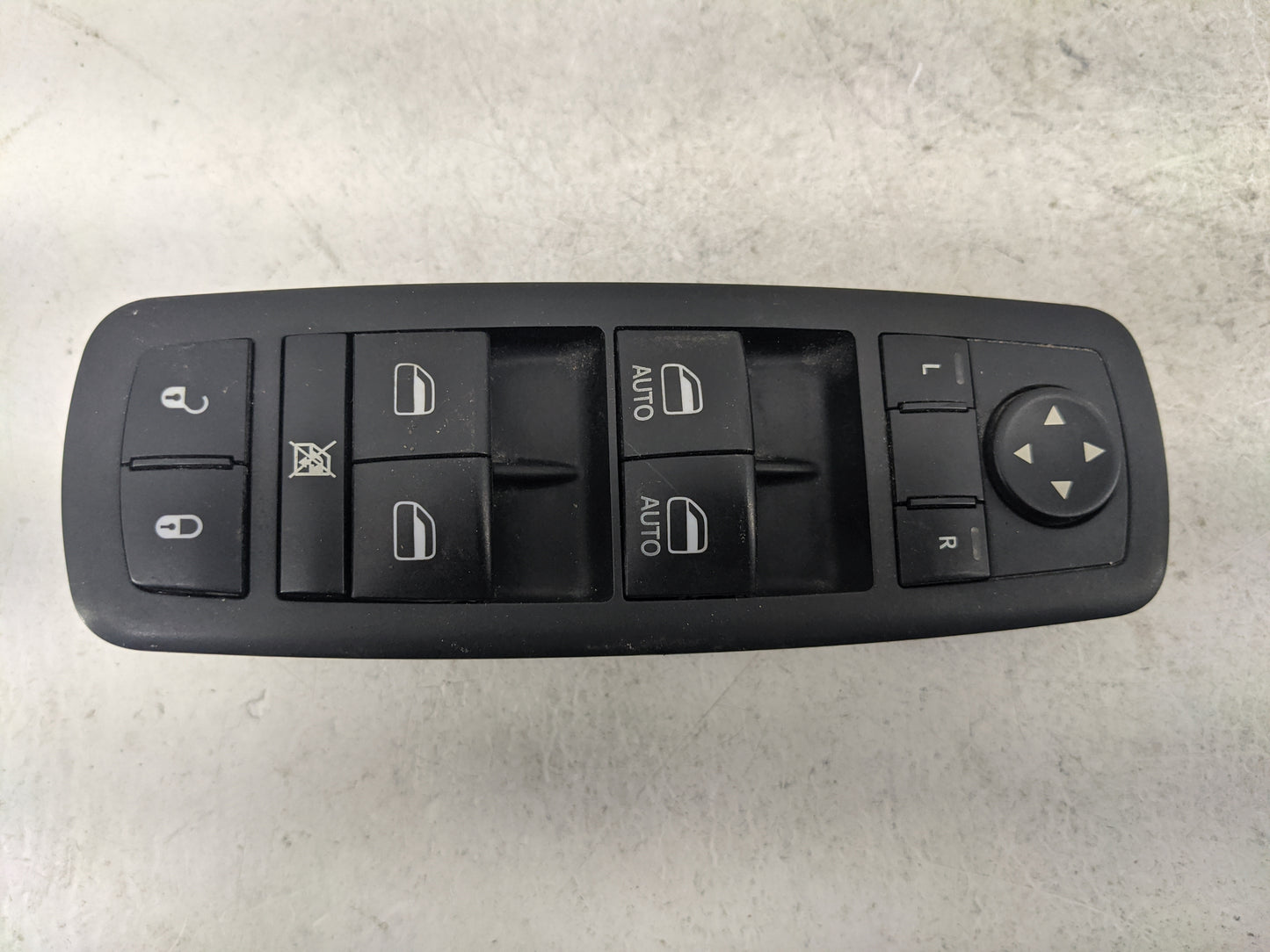 2011-2013 Jeep Grand Cherokee Master Power Window Switch Replacement Driver Side Left P/N:68030823AC 1001114 5 Fits OEM Used