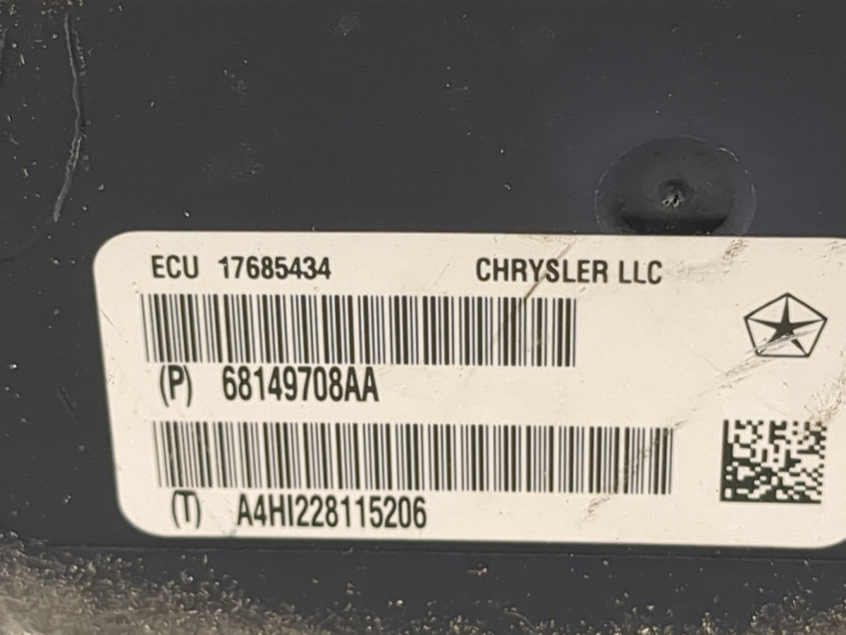 2012 Jeep Grand Cherokee Anti-Lock Brake ABS Pump Module Actuator OEM P/N:68149708AA 17685434, P52D9SZTAH Fits OEM Used Auto