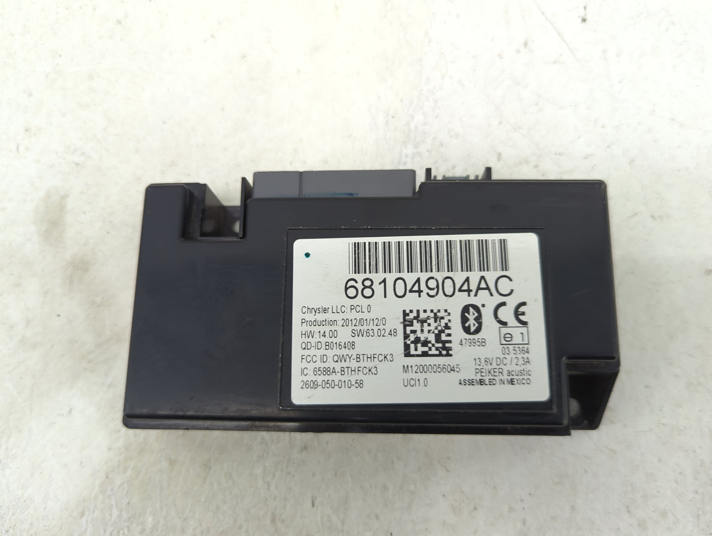 2012-2014 Jeep Grand Cherokee Communication Control Module - Oemusedautoparts1.com