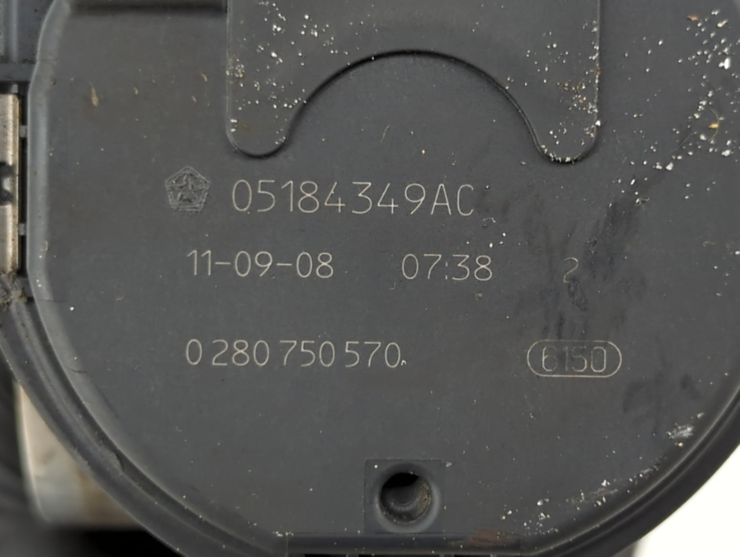 2011-2022 Jeep Grand Cherokee Throttle Body P/N:05184349AE 05184349AD Fits OEM Used Auto Parts - Oemusedautoparts1.com