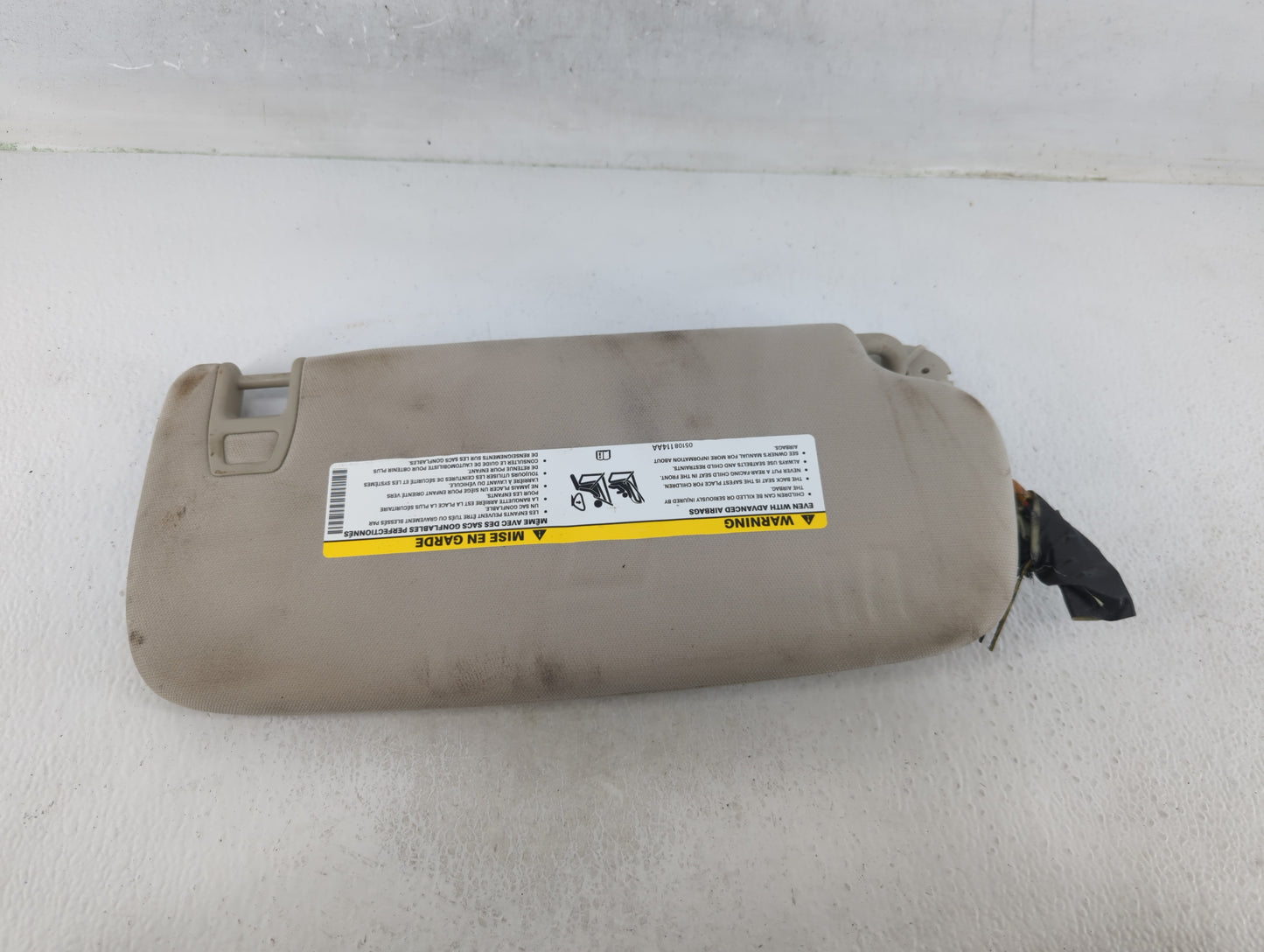 2011-2013 Jeep Grand Cherokee Sun Visor Shade Replacement Passenger Right Mirror Fits OEM Used Auto Parts - Oemusedautoparts
