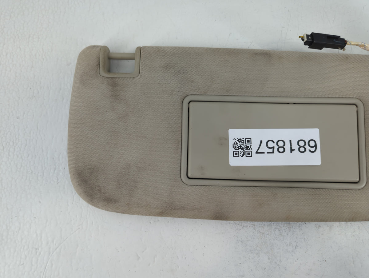 2011-2013 Jeep Grand Cherokee Sun Visor Shade Replacement Passenger Right Mirror Fits OEM Used Auto Parts - Oemusedautoparts