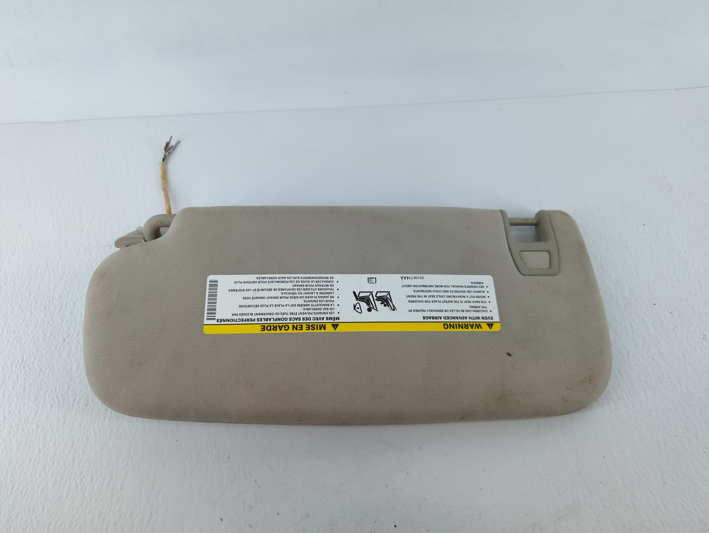 2011-2013 Jeep Grand Cherokee Sun Visor Shade Replacement Passenger Right Mirror Fits OEM Used Auto Parts - Oemusedautoparts