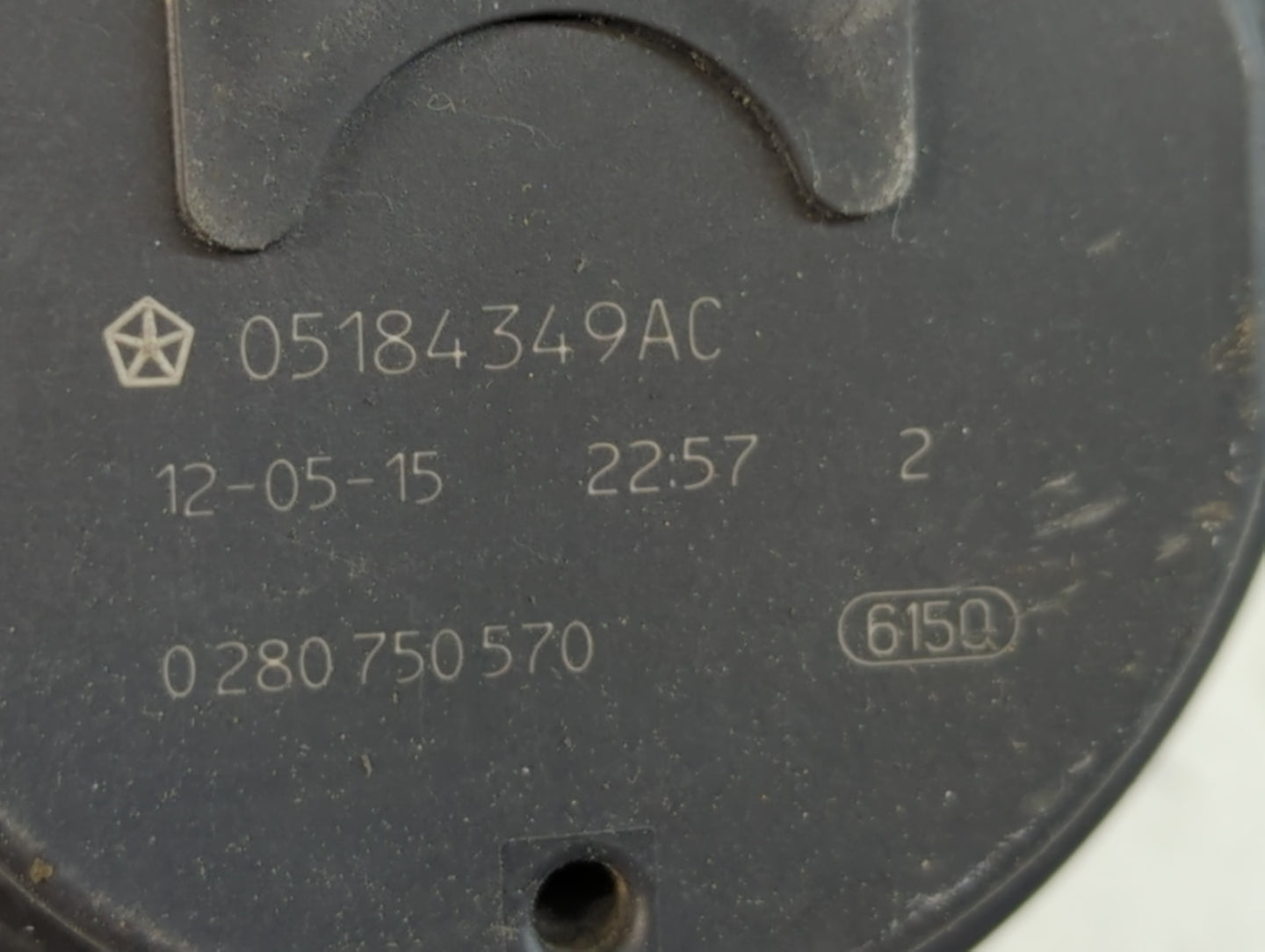 2011-2022 Jeep Grand Cherokee Throttle Body P/N:0 280 750 570 05184349AC Fits OEM Used Auto Parts - Oemusedautoparts1.com