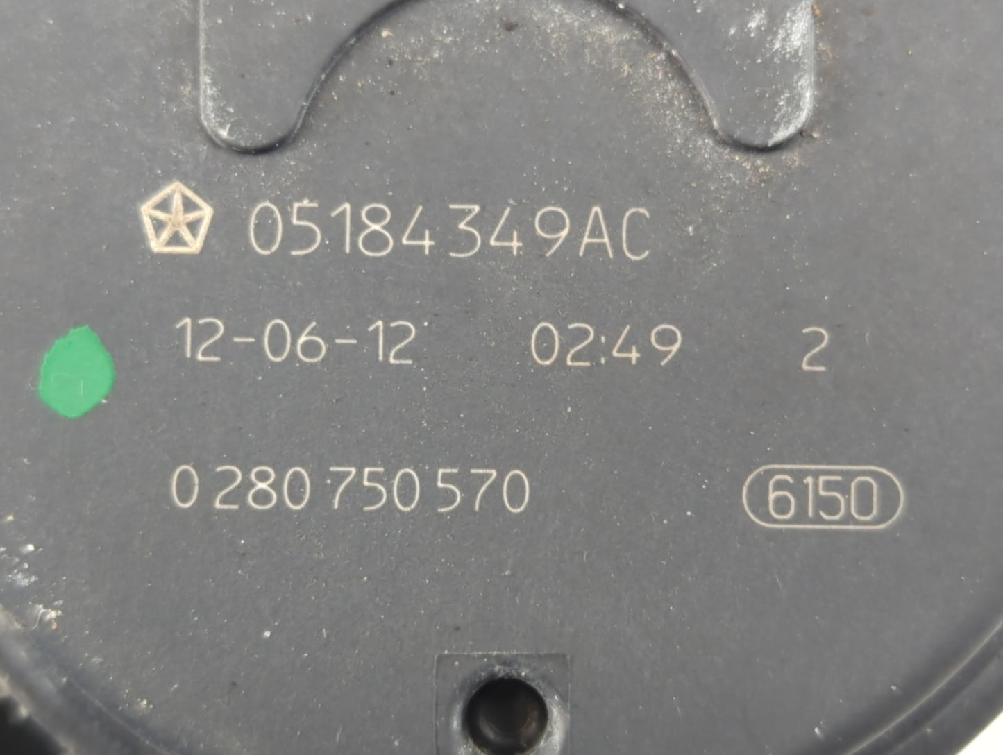 2011-2022 Jeep Grand Cherokee Throttle Body P/N:0 280 750 570 05184349AC Fits OEM Used Auto Parts - Oemusedautoparts1.com