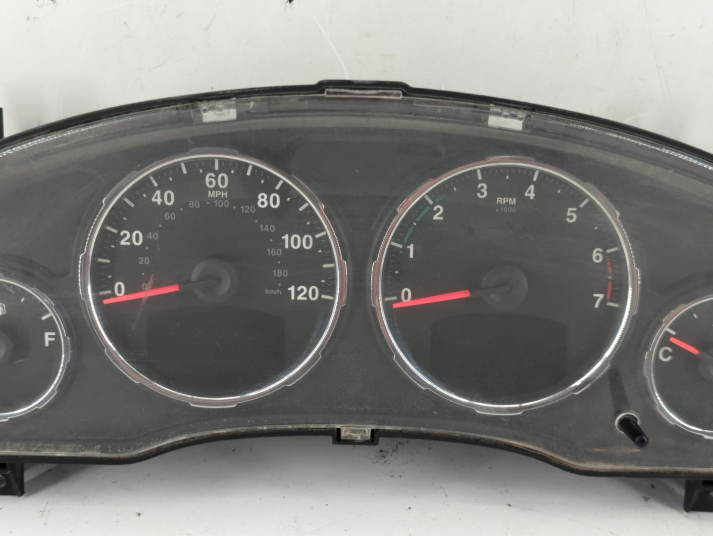 2012 Jeep Liberty Instrument Cluster Speedometer Gauges P/N:P05172921AE Fits OEM Used Auto Parts - Oemusedautoparts1.com