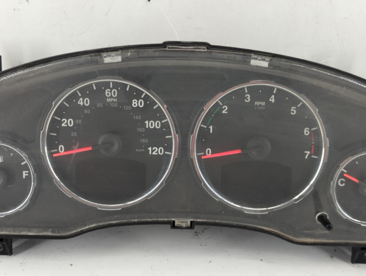 2012 Jeep Liberty Instrument Cluster Speedometer Gauges P/N:P05172921AE Fits OEM Used Auto Parts - Oemusedautoparts1.com