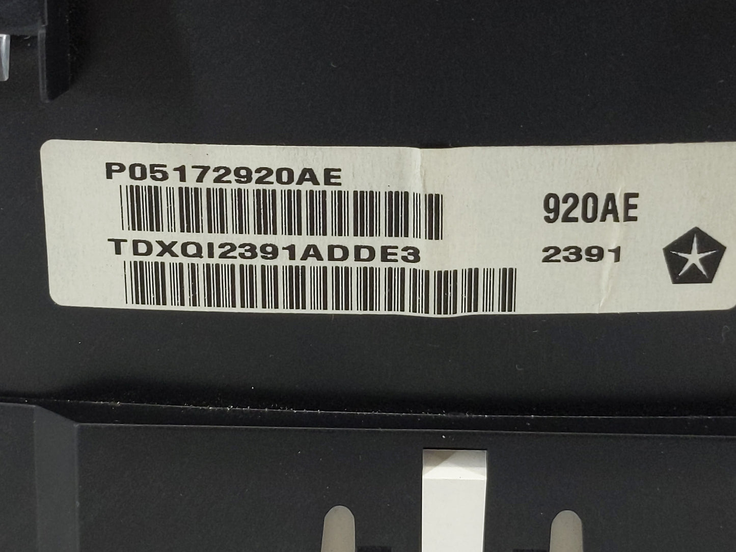 2012 Jeep Liberty Instrument Cluster Speedometer Gauges P/N:P05172920AE Fits OEM Used Auto Parts - Oemusedautoparts1.com