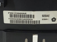 2012 Jeep Liberty Instrument Cluster Speedometer Gauges P/N:P05172920AE Fits OEM Used Auto Parts - Oemusedautoparts1.com