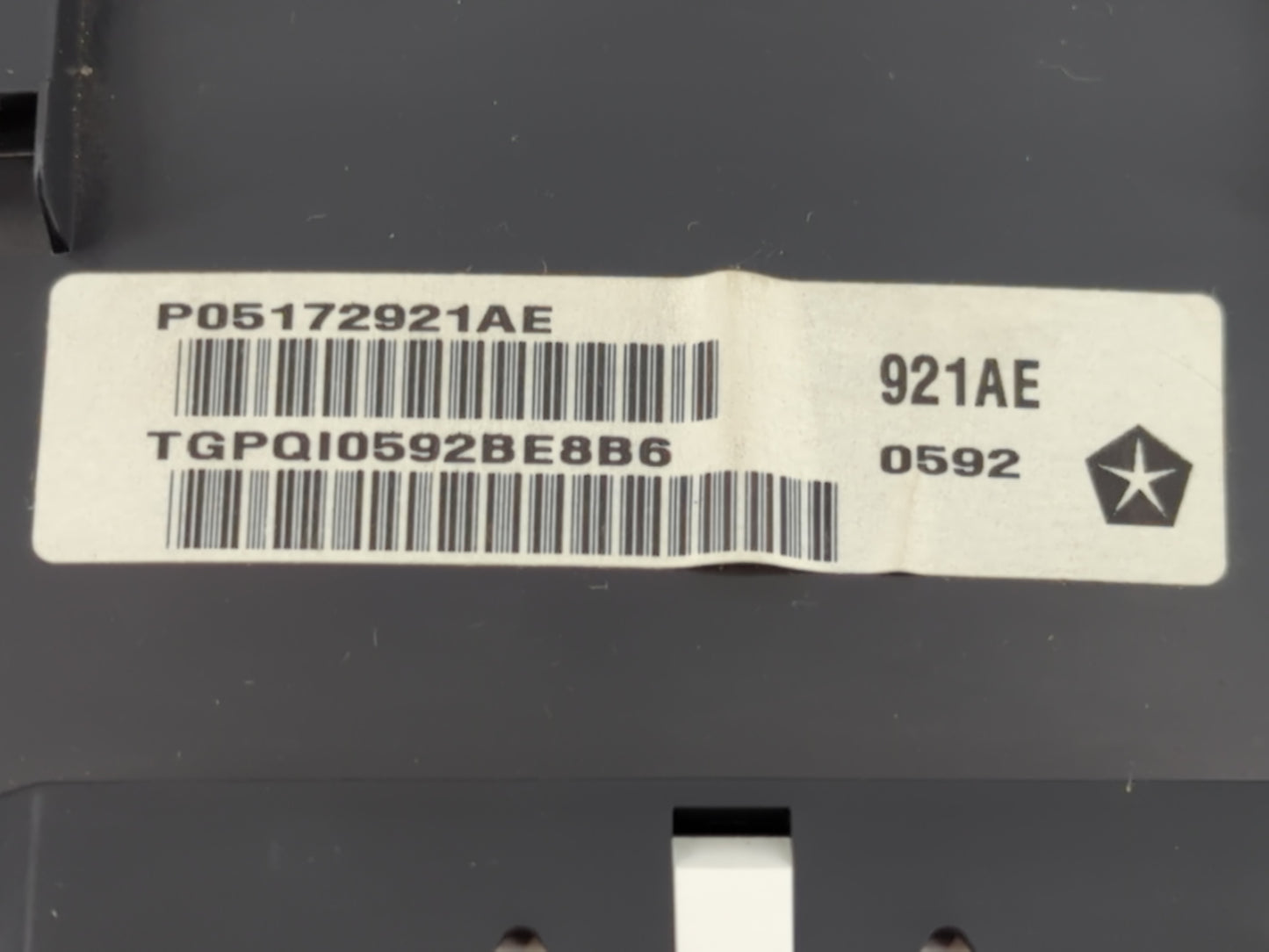 2012 Jeep Liberty Instrument Cluster Speedometer Gauges P/N:P05172921AE Miles: Fits OEM Used Auto Parts - Oemusedautoparts1.