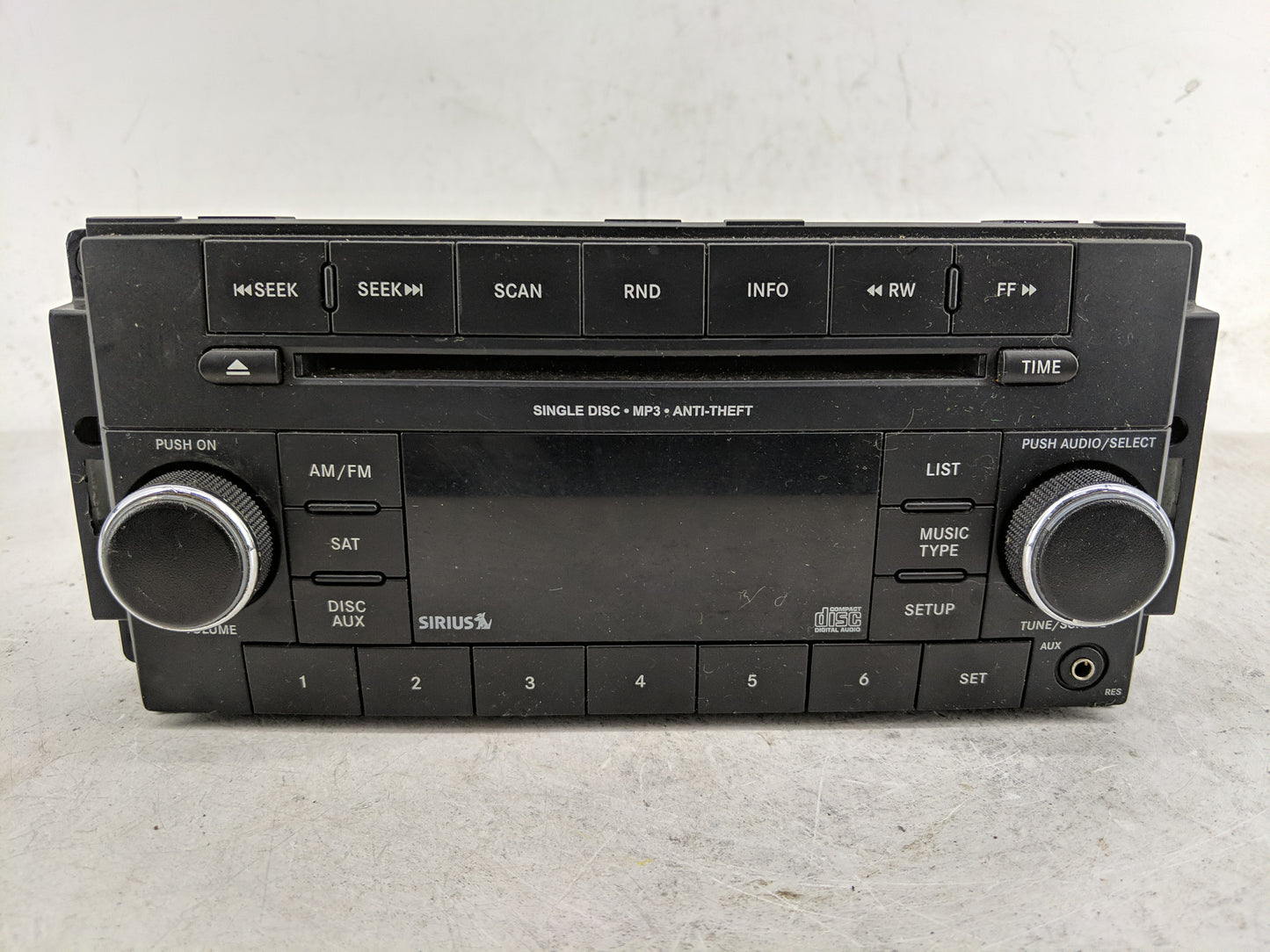 2012 Jeep Liberty Radio AM FM Cd Player Receiver Replacement P/N:P05091164AB Fits Fits 2013 2014 OEM Used Auto Parts - Oemus