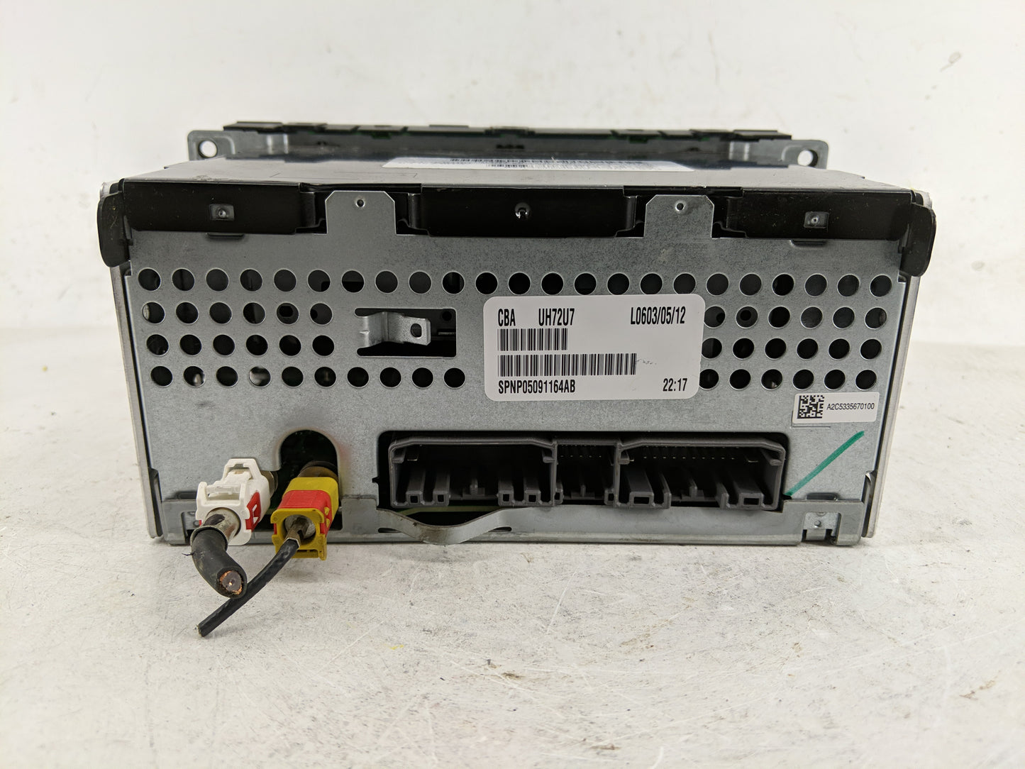 2012 Jeep Liberty Radio AM FM Cd Player Receiver Replacement P/N:P05091164AB Fits Fits 2013 2014 OEM Used Auto Parts - Oemus