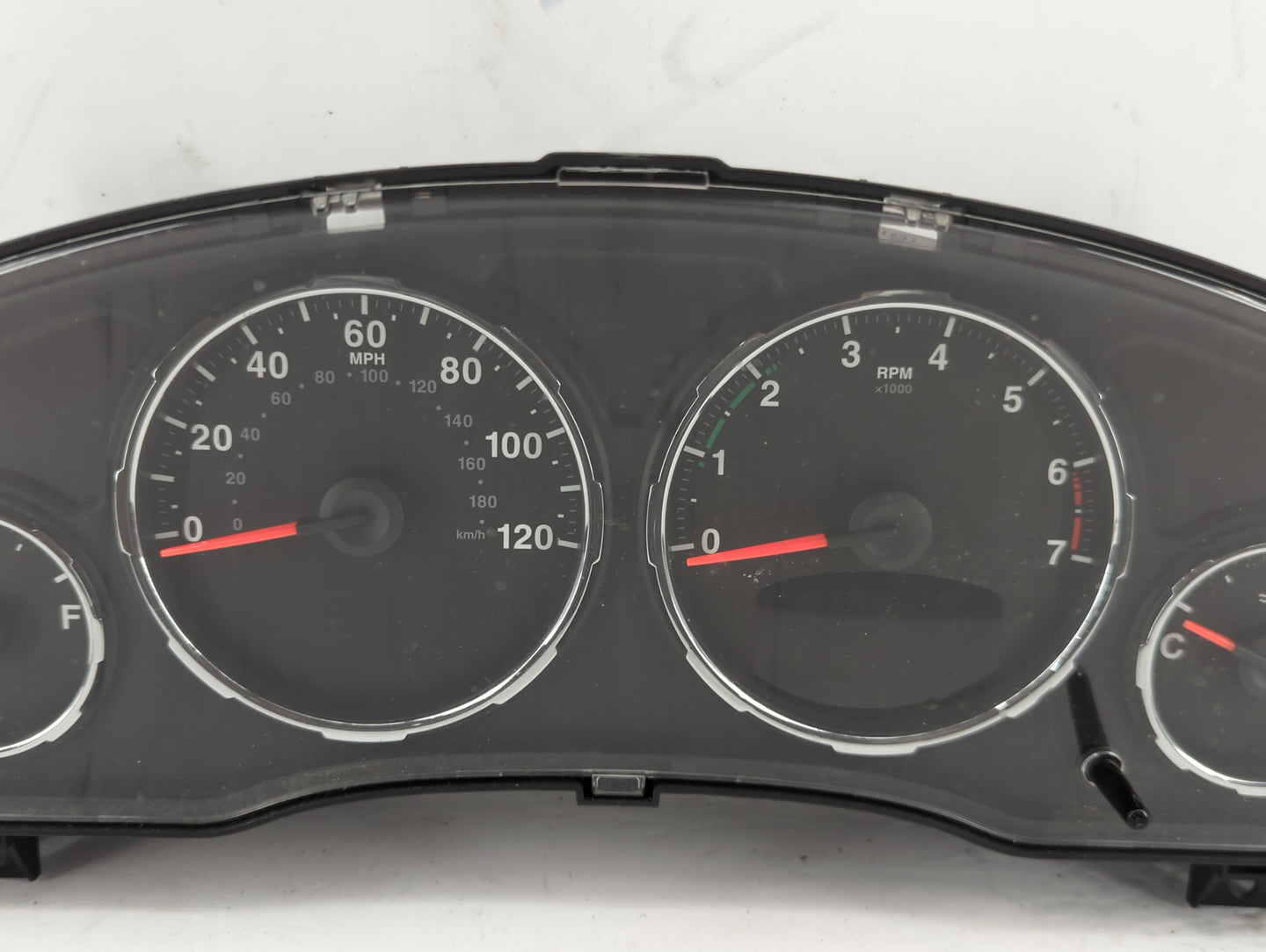 2012 Jeep Liberty Instrument Cluster Speedometer Gauges P/N:05172920AE Fits OEM Used Auto Parts - Oemusedautoparts1.com