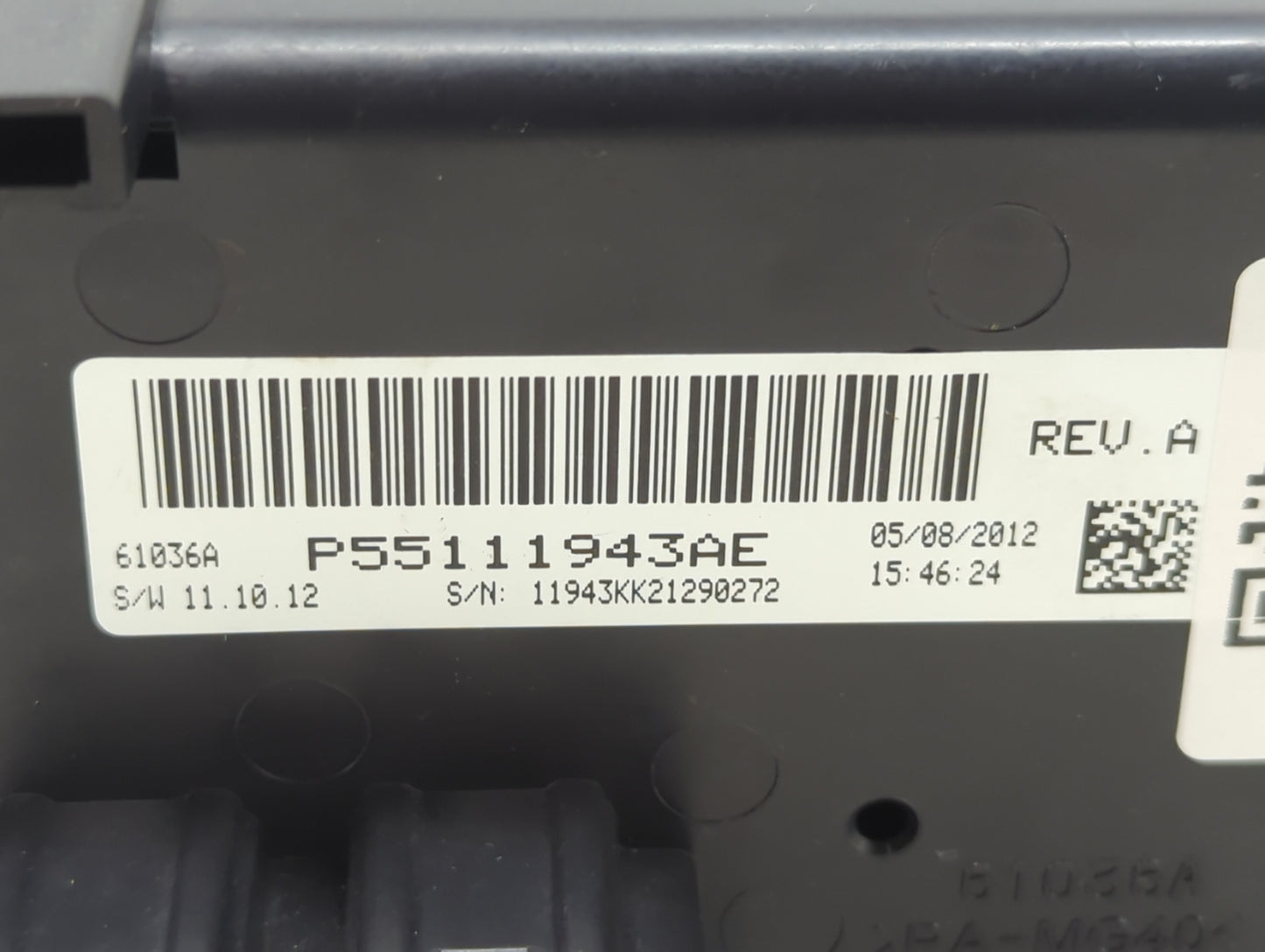 2010-2012 Jeep Liberty Climate Control Module Temperature AC/Heater Replacement P/N:P55111943AE Fits Fits 2010 2011 2012 OEM