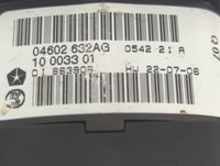 2008-2012 Jeep Liberty Master Power Window Switch Replacement Driver Side Left P/N:04602632AG Fits OEM Used Auto Parts - Oem