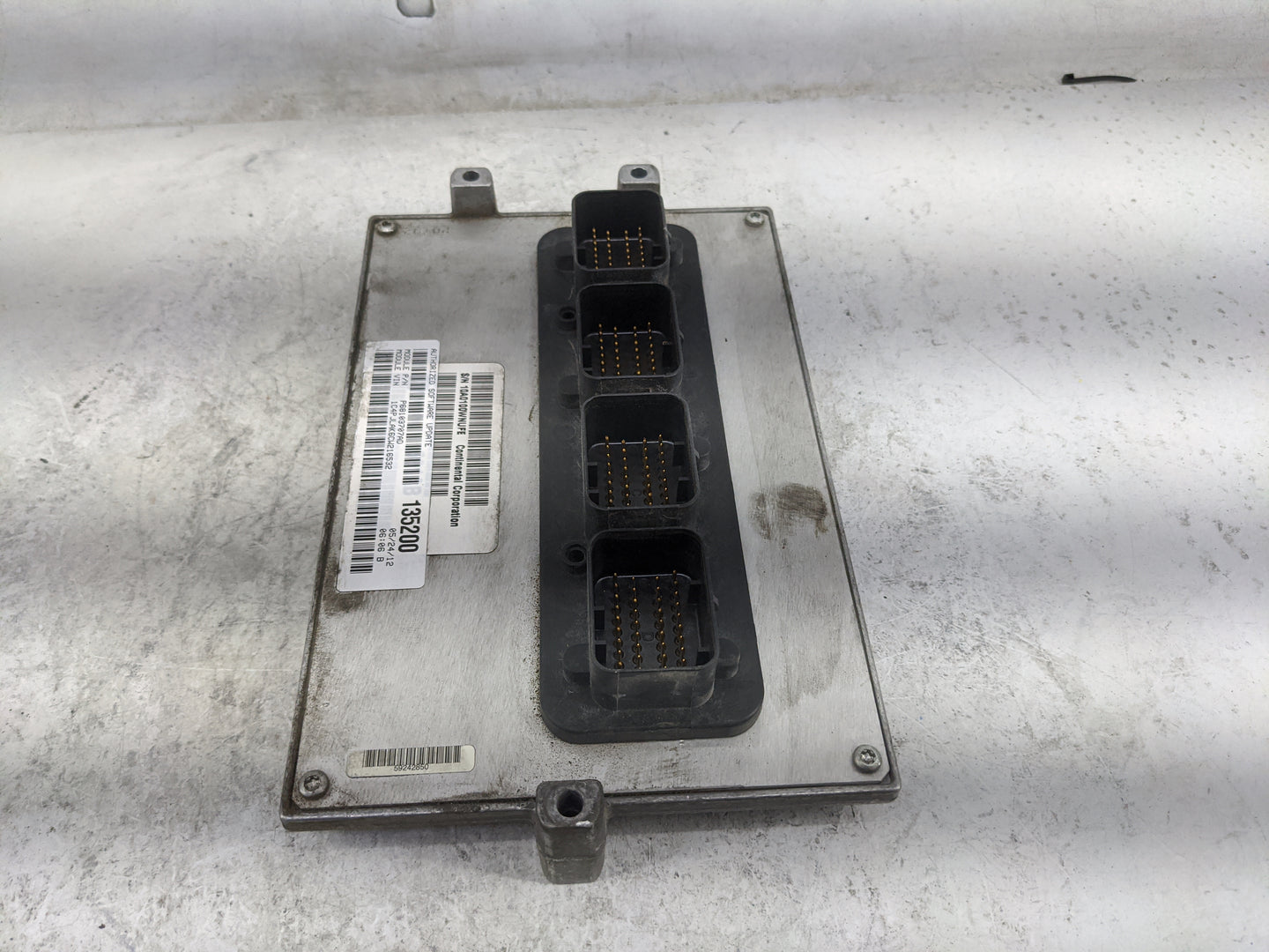 2012 Jeep Liberty PCM Engine Control Computer ECU ECM PCU OEM P/N:P68103707AD Fits OEM Used Auto Parts - Oemusedautoparts1.c