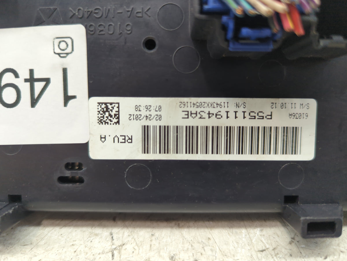 2012 Jeep Liberty Climate Control Module Temperature AC/Heater Replacement P/N:P55111943AE 55111943AE Fits OEM Used Auto Par