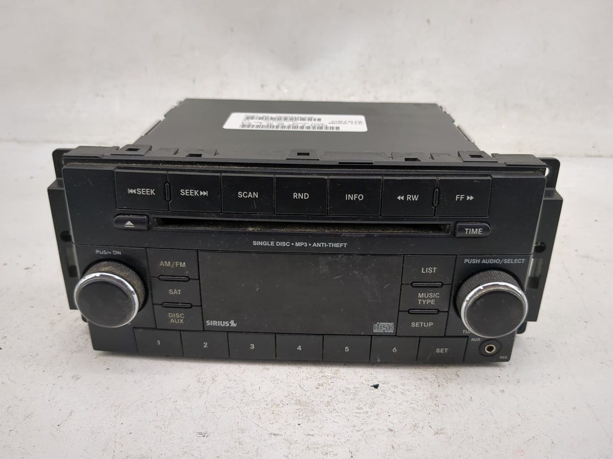 2012 Jeep Liberty Radio AM FM Cd Player Receiver Replacement P/N:P05091164AB Fits Fits 2013 2014 OEM Used Auto Parts - Oemus