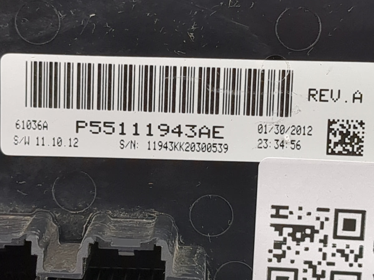 2012 Jeep Liberty Climate Control Module Temperature AC/Heater Replacement P/N:P55111943AE Fits OEM Used Auto Parts - Oemuse