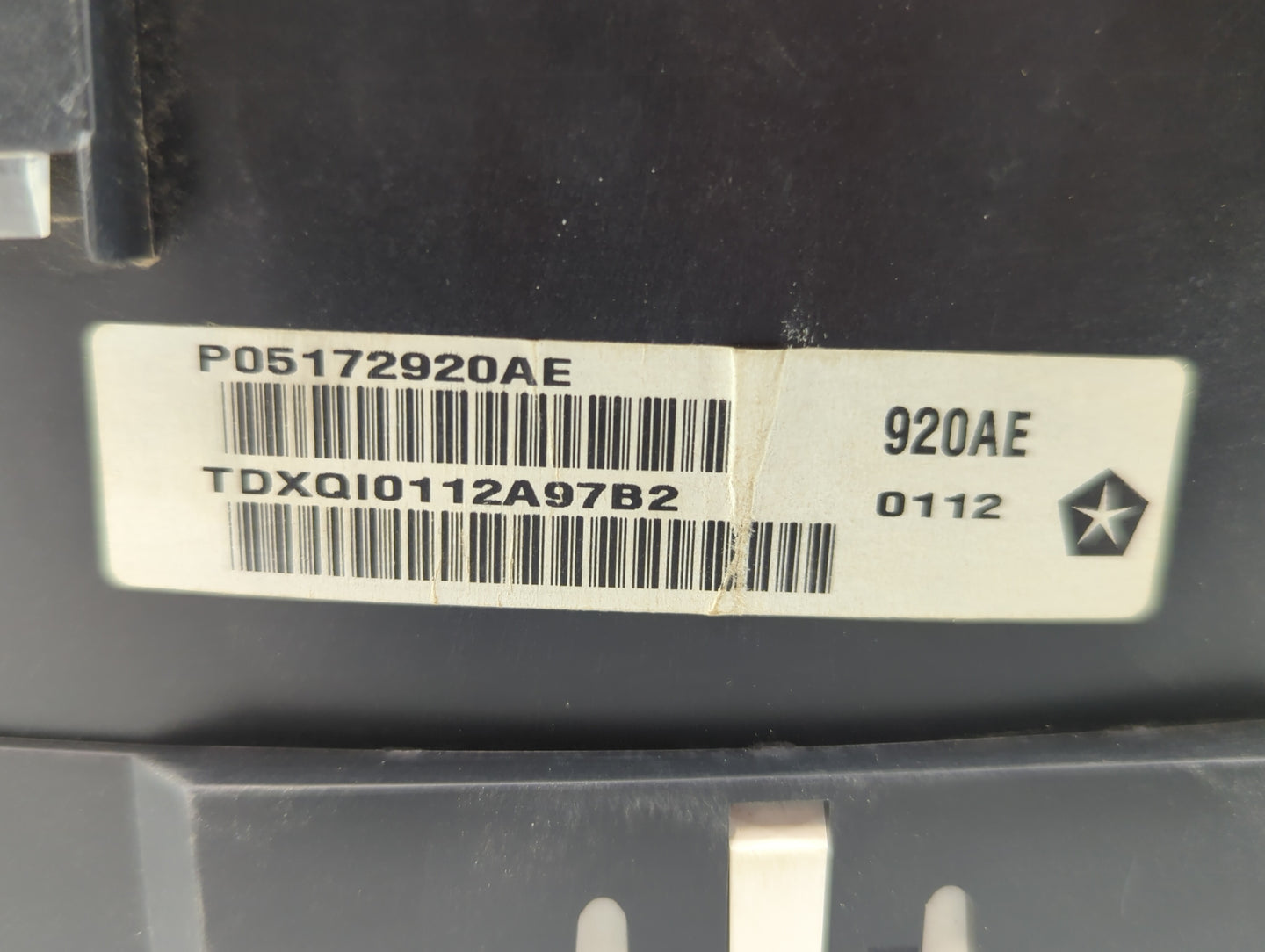 2012 Jeep Liberty Instrument Cluster Speedometer Gauges P/N:P05172920AE Fits OEM Used Auto Parts - Oemusedautoparts1.com