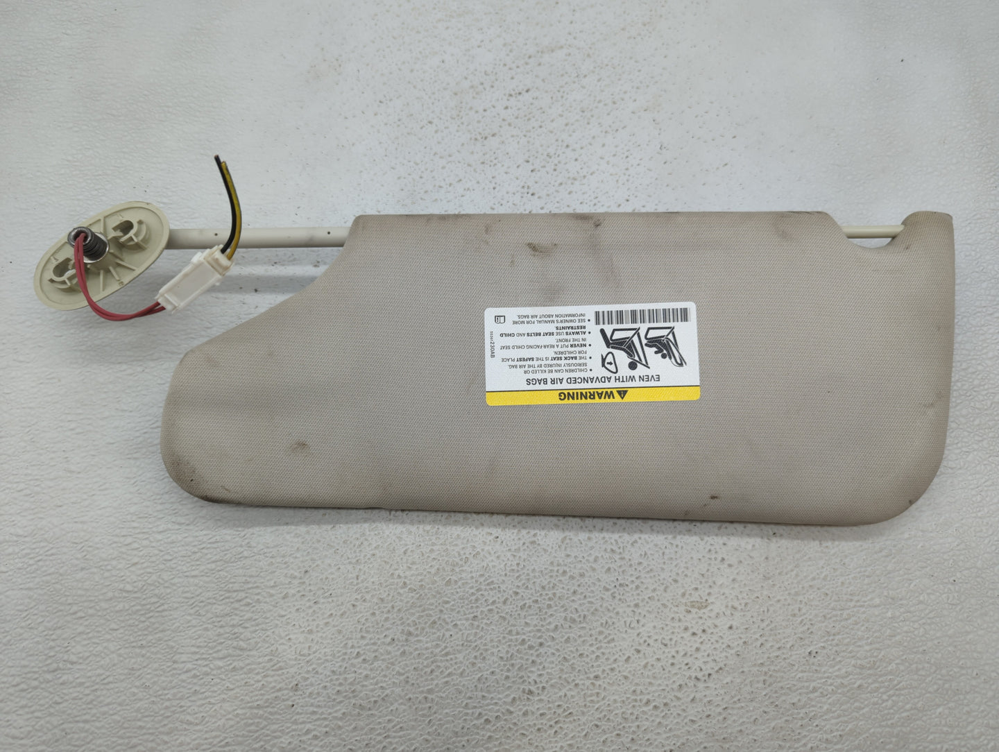 2008-2012 Jeep Liberty Sun Visor Shade Replacement Passenger Right Mirror Fits Fits 2008 2009 2010 2011 2012 OEM Used Auto P