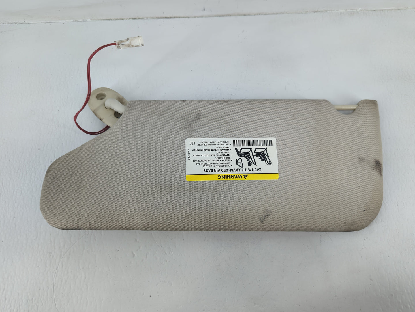 2008-2012 Jeep Liberty Sun Visor Shade Replacement Passenger Right Mirror Fits Fits 2008 2009 2010 2011 2012 OEM Used Auto P