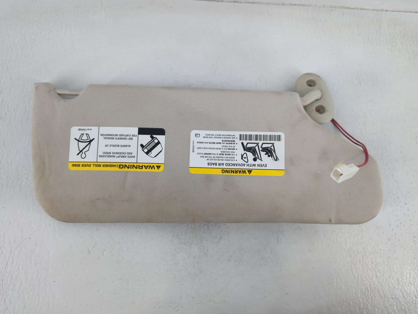 2008-2012 Jeep Liberty Sun Visor Shade Replacement Driver Left Mirror Fits Fits 2008 2009 2010 2011 2012 OEM Used Auto Parts