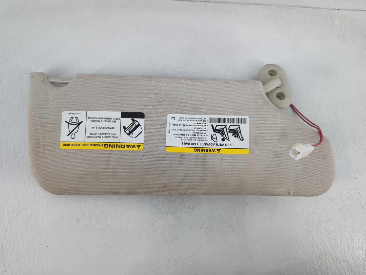 2008-2012 Jeep Liberty Sun Visor Shade Replacement Driver Left Mirror Fits Fits 2008 2009 2010 2011 2012 OEM Used Auto Parts