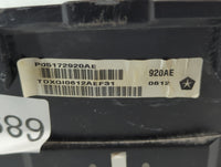 2012 Jeep Liberty Instrument Cluster Speedometer Gauges P/N:P05172920AE Fits OEM Used Auto Parts - Oemusedautoparts1.com