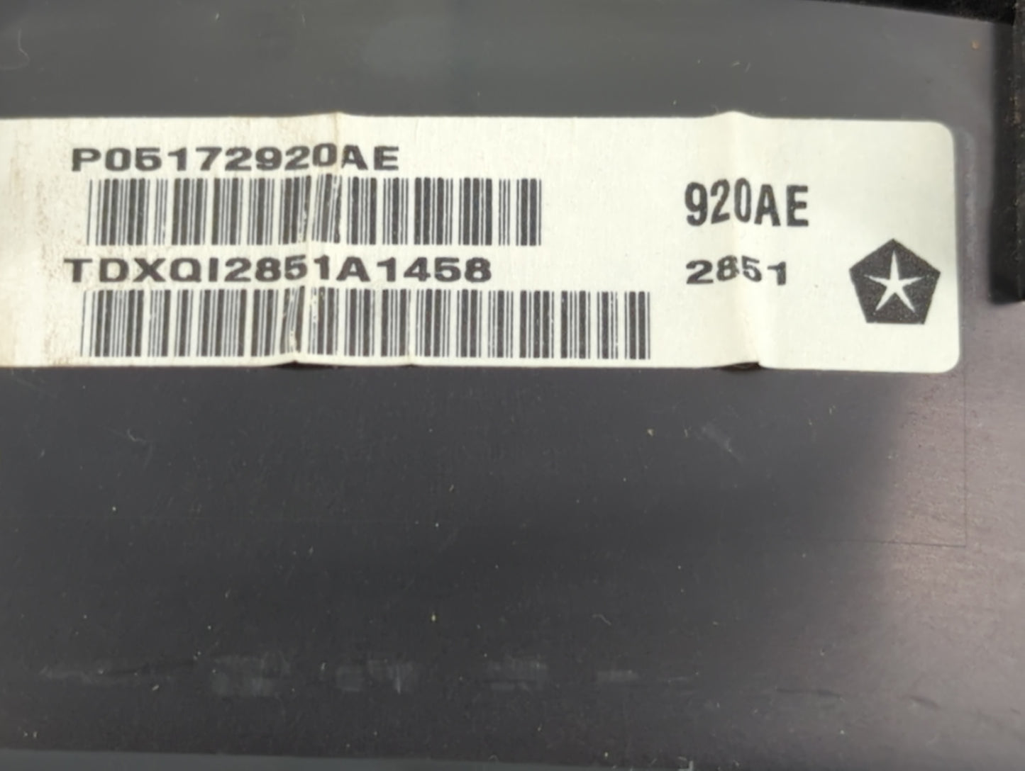 2012 Jeep Liberty Instrument Cluster Speedometer Gauges P/N:P05172920AE Fits OEM Used Auto Parts - Oemusedautoparts1.com