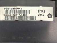 2012 Jeep Liberty Instrument Cluster Speedometer Gauges P/N:P05172920AE Fits OEM Used Auto Parts - Oemusedautoparts1.com