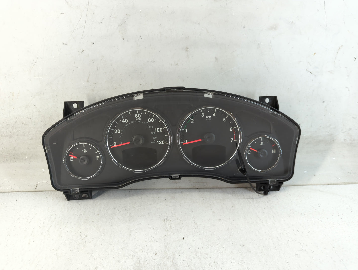 2012 Jeep Liberty Instrument Cluster Speedometer Gauges P/N:P05172921AE P0517291AE Fits OEM Used Auto Parts - Oemusedautopar