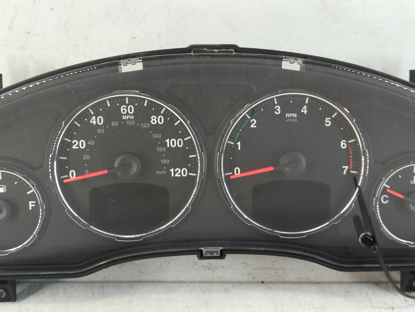 2012 Jeep Liberty Instrument Cluster Speedometer Gauges P/N:P05172921AE P0517291AE Fits OEM Used Auto Parts - Oemusedautopar