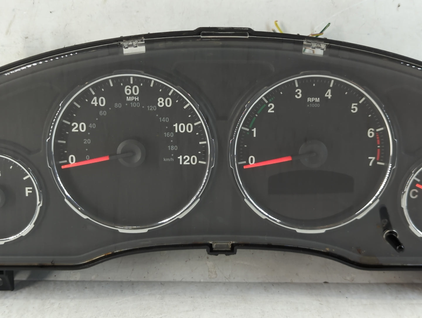 2012 Jeep Liberty Instrument Cluster Speedometer Gauges P/N:P05172920AE Fits OEM Used Auto Parts - Oemusedautoparts1.com