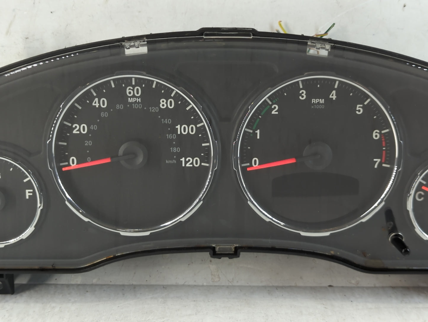 2012 Jeep Liberty Instrument Cluster Speedometer Gauges P/N:P05172920AE Fits OEM Used Auto Parts - Oemusedautoparts1.com