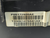 2012 Jeep Liberty Instrument Cluster Speedometer Gauges P/N:P05172920AE Fits OEM Used Auto Parts - Oemusedautoparts1.com