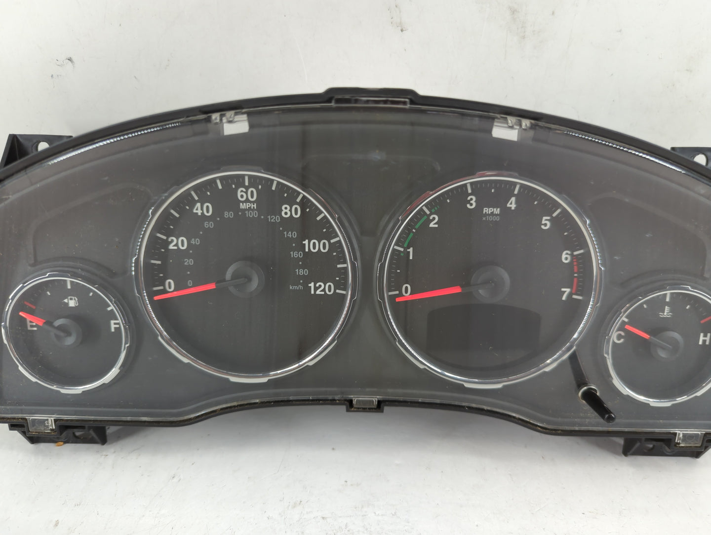 2012 Jeep Liberty Instrument Cluster Speedometer Gauges P/N:P05172920AE Fits OEM Used Auto Parts - Oemusedautoparts1.com