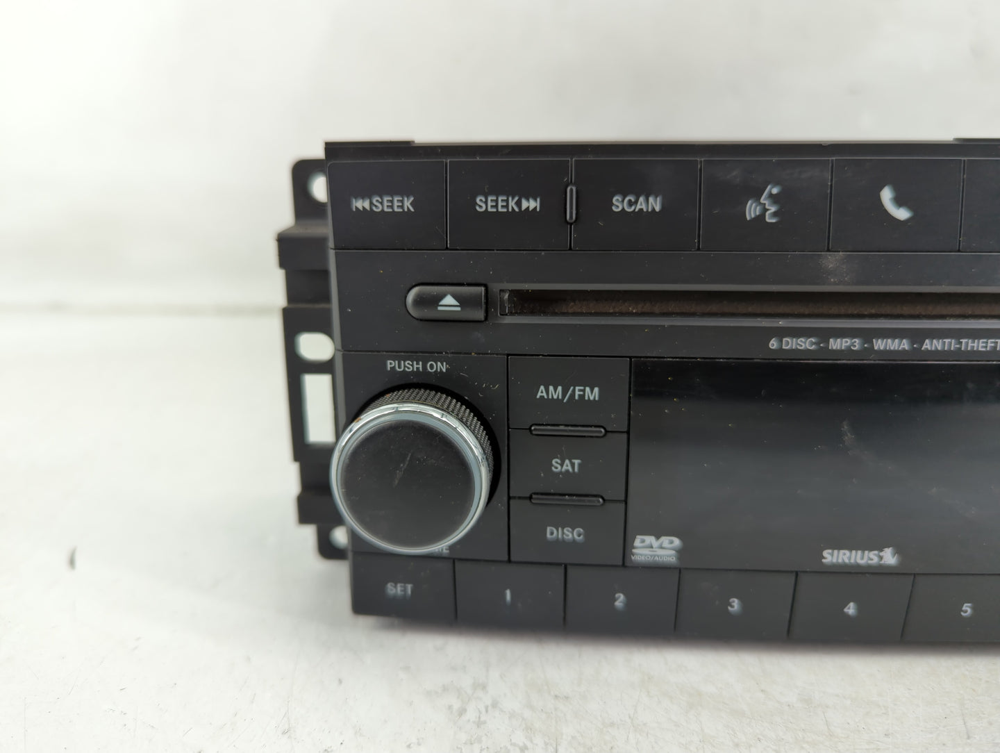 2011-2012 Jeep Patriot Radio AM FM Cd Player Receiver Replacement P/N:05064949AG Fits Fits 2011 2012 OEM Used Auto Parts - O