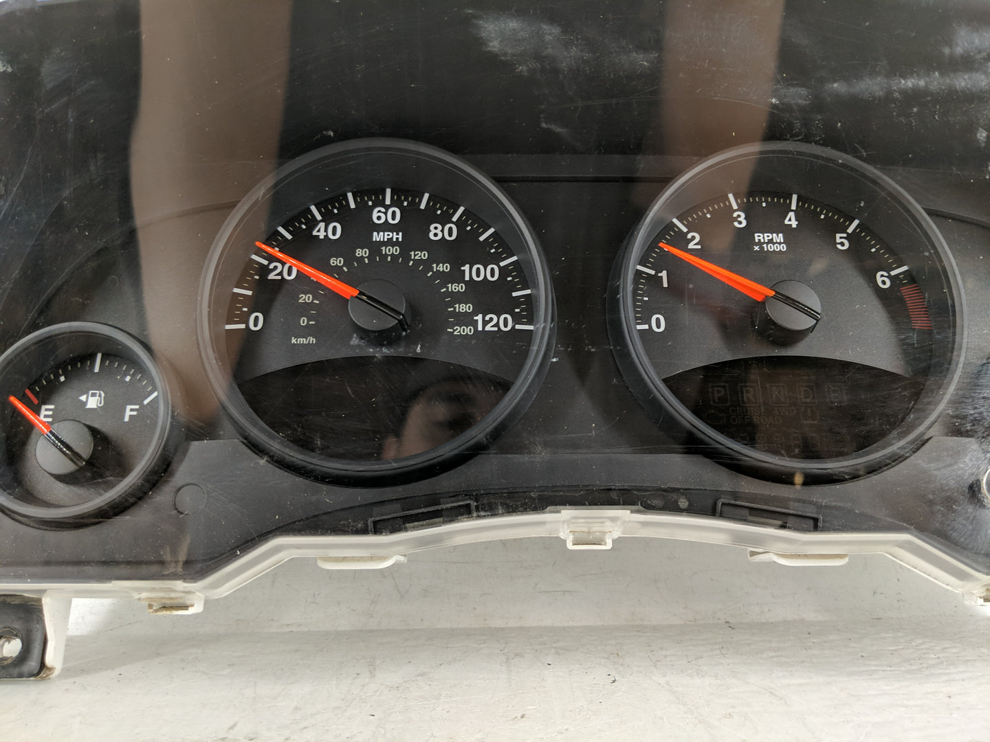 2011-2012 Jeep Patriot Instrument Cluster Speedometer Gauges P/N:68080401AE Fits Fits 2011 2012 OEM Used Auto Parts - Oemuse