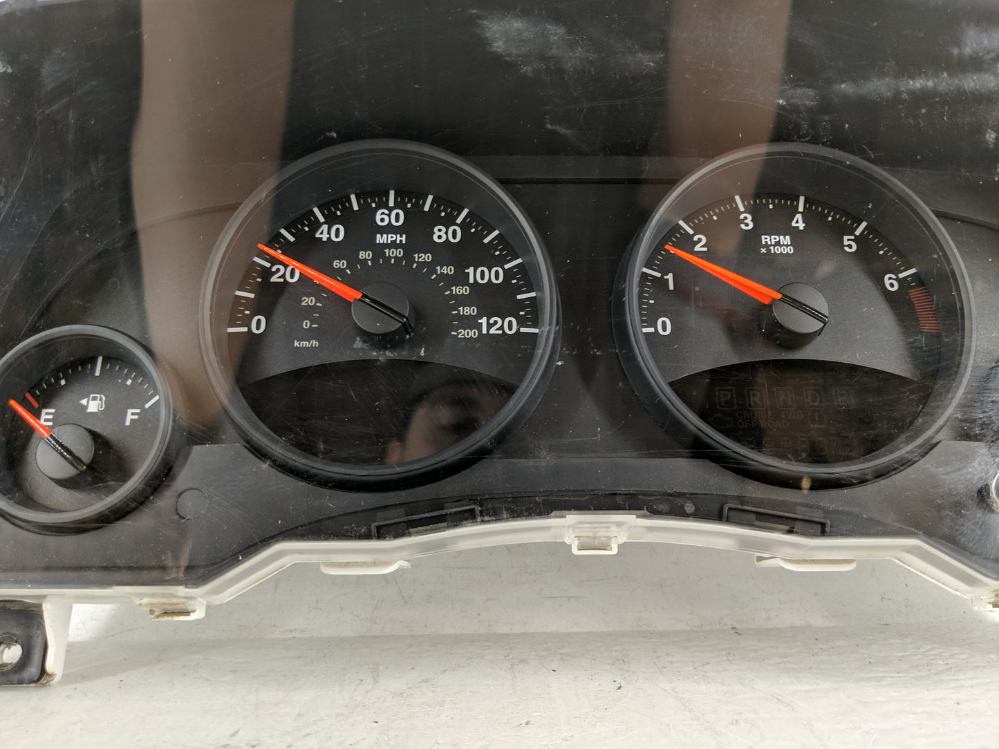 2011-2012 Jeep Patriot Instrument Cluster Speedometer Gauges P/N:68080401AE Fits Fits 2011 2012 OEM Used Auto Parts - Oemuse