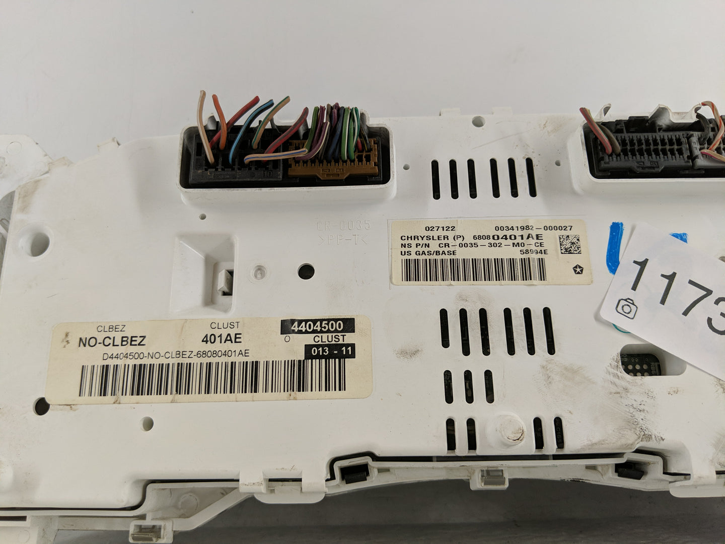 2011-2012 Jeep Patriot Instrument Cluster Speedometer Gauges P/N:68080401AE Fits Fits 2011 2012 OEM Used Auto Parts - Oemuse
