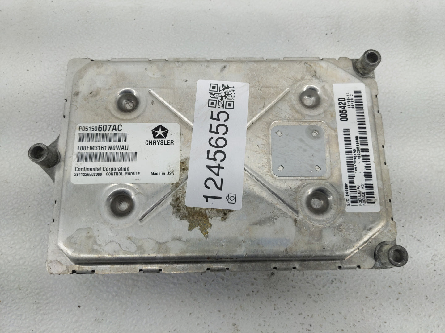 2012 Jeep Patriot PCM Engine Control Computer ECU ECM PCU OEM P/N:P05150607AC Fits OEM Used Auto Parts - Oemusedautoparts1.c