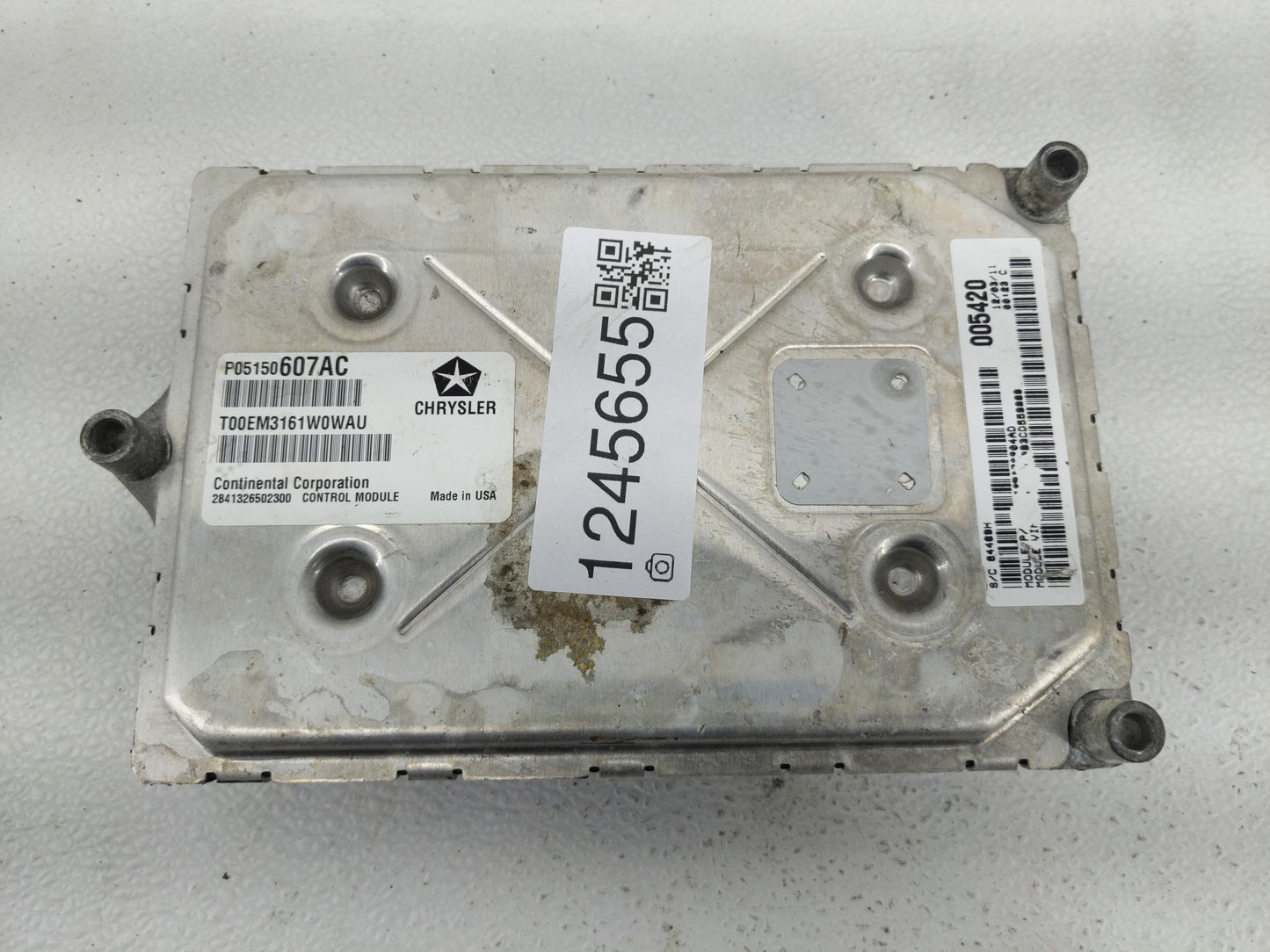 2012 Jeep Patriot PCM Engine Control Computer ECU ECM PCU OEM P/N:P05150607AC Fits OEM Used Auto Parts - Oemusedautoparts1.c