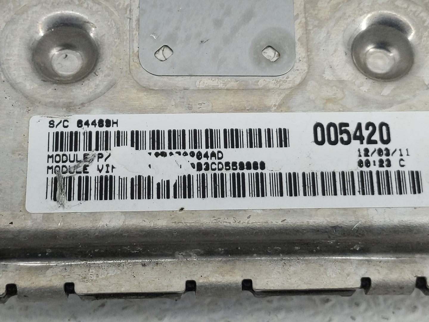 2012 Jeep Patriot PCM Engine Control Computer ECU ECM PCU OEM P/N:P05150607AC Fits OEM Used Auto Parts - Oemusedautoparts1.c