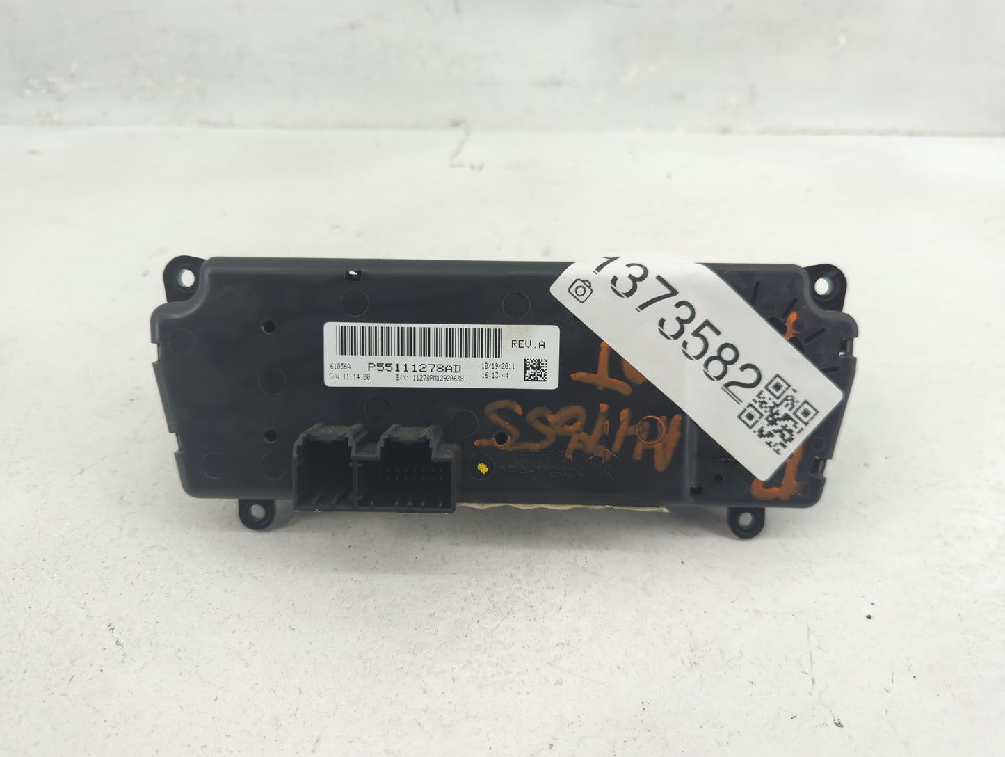 2011-2017 Jeep Patriot Climate Control Module Temperature AC/Heater Replacement P/N:55111278AD Fits OEM Used Auto Parts - Oe