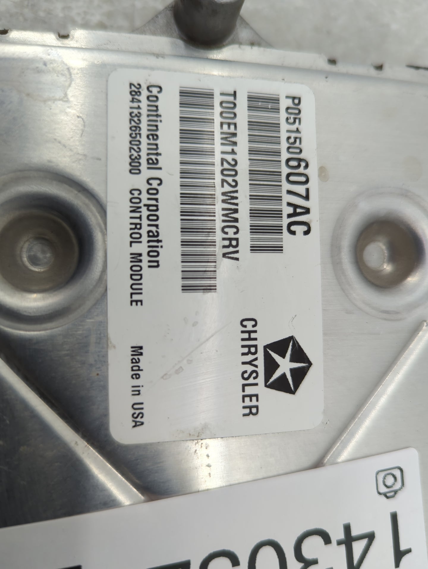 2012 Jeep Patriot PCM Engine Control Computer ECU ECM PCU OEM P/N:P05150607AC T00EM1202WMCRV, P68070200AE, 168350 Fits OEM U