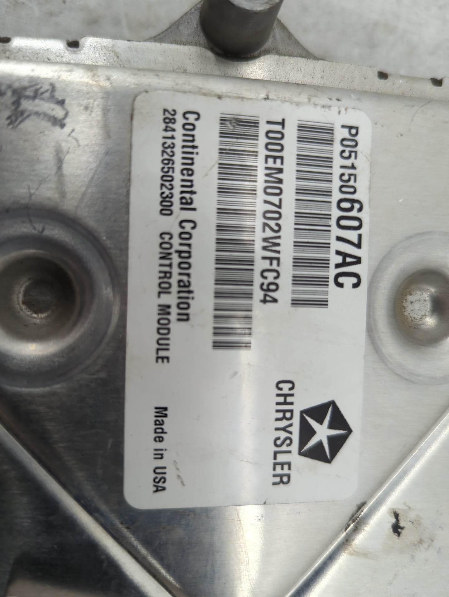 2012 Jeep Patriot PCM Engine Control Computer ECU ECM PCU OEM P/N:P05150607AC T00EM0702WFC94, P68070266AD Fits OEM Used Auto