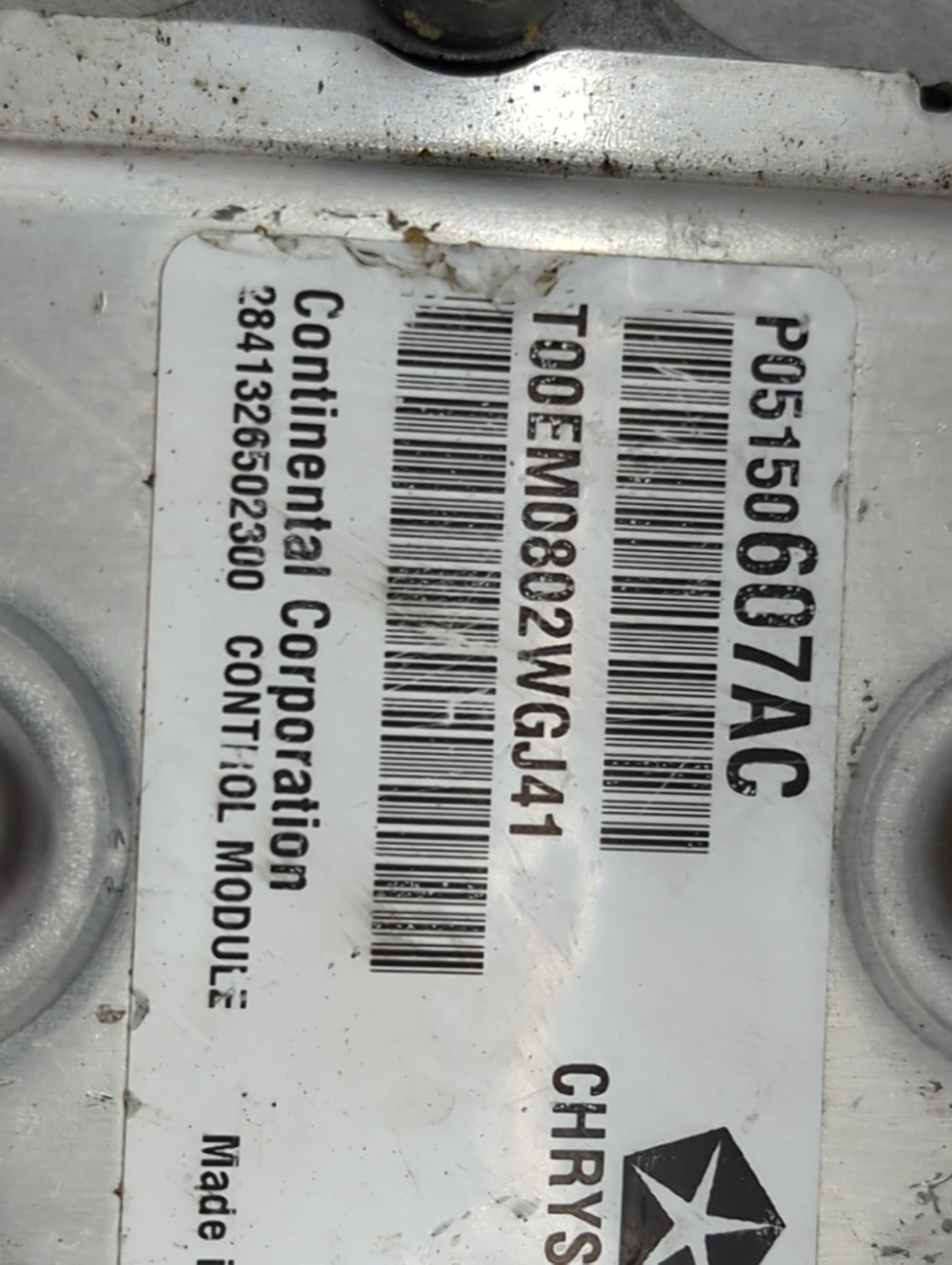 2012 Jeep Patriot PCM Engine Control Computer ECU ECM PCU OEM P/N:P05150607AC T00EM0802WGJ41, P68070228AD Fits OEM Used Auto