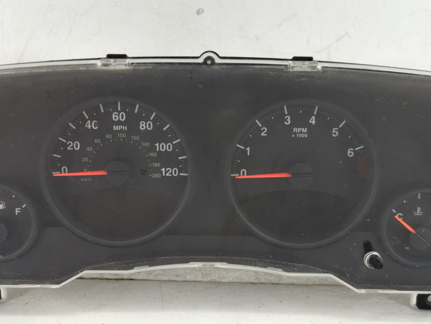 2011-2012 Jeep Patriot Instrument Cluster Speedometer Gauges P/N:68080401AE P68080401AE Miles: Fits Fits 2011 2012 OEM Used 